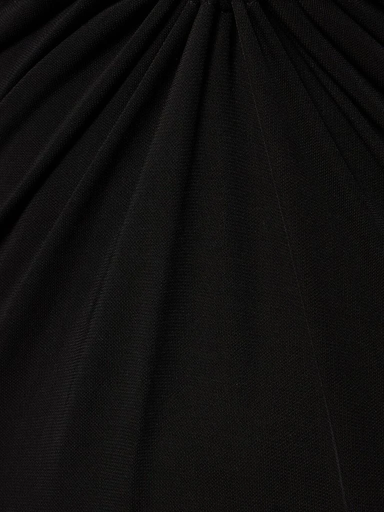 Christopher Esber Arced Dolman Viscose U Neck Long Dress 3