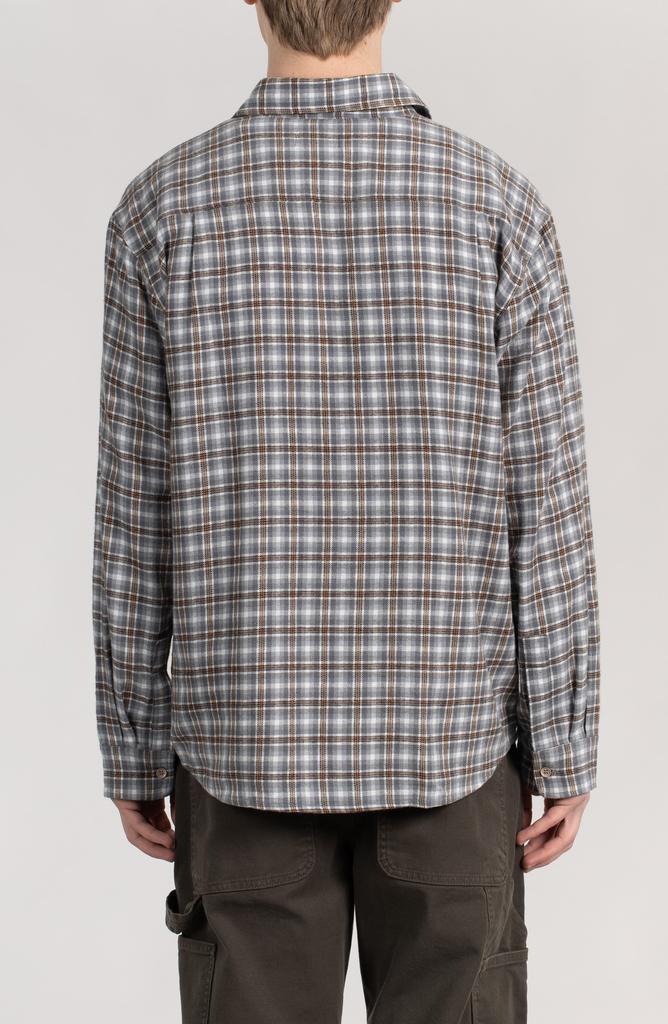 Stan Ray Oversize Plaid Flannel Button-Up Shirt