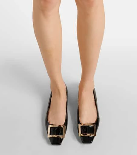 Roger Vivier Trompette patent leather ballet flats 7