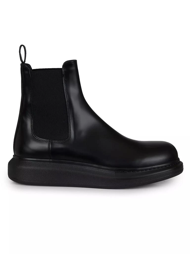 Alexander McQueen Platform Leather Chelsea Boots 1