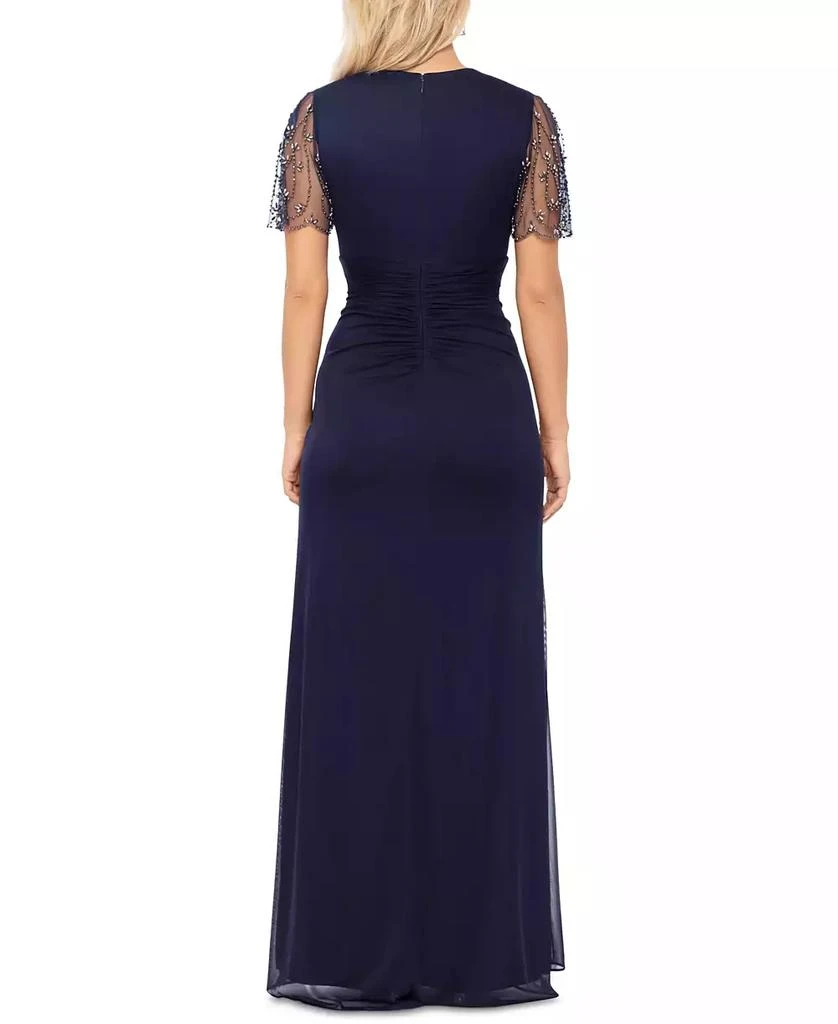 XSCAPE Women's Lace-Sleeve Gown 2