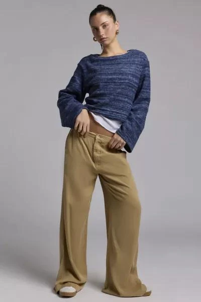 Urban Renewal ReMADE By UO Remnants Space Dye Knit Drippy Sleeve Sweater 2