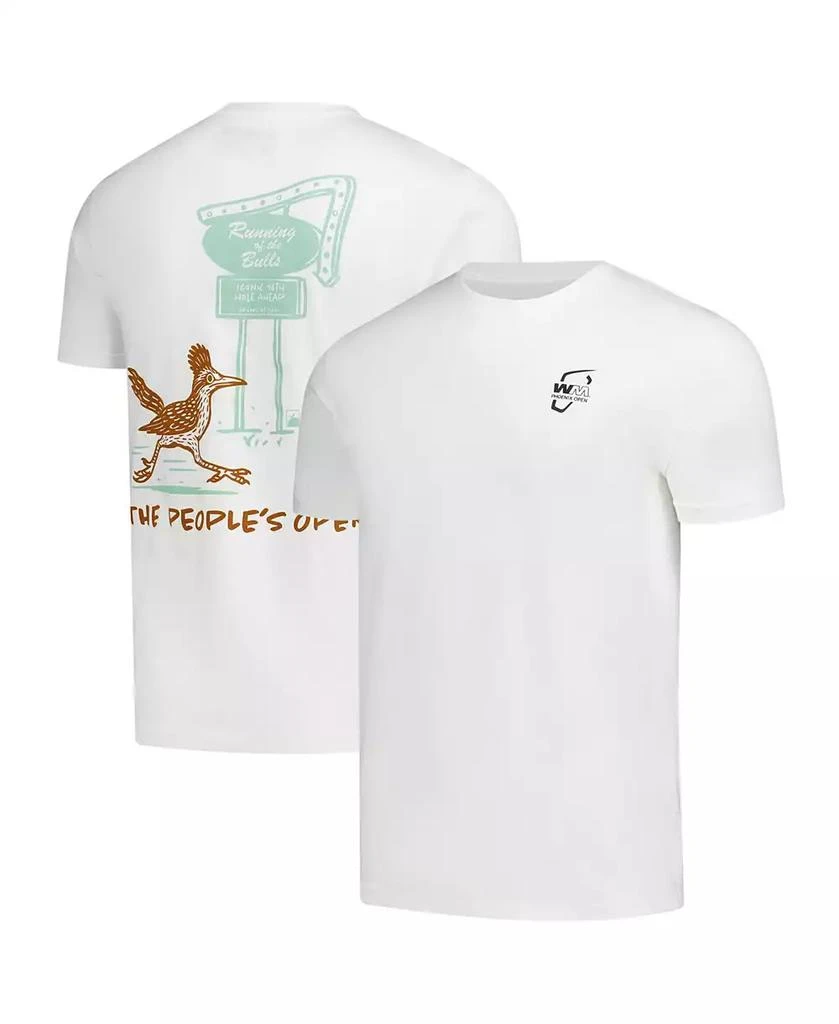 Flomotion Men
s 
Women
s White WM Phoenix Open Running of the Bulls T-Shirt