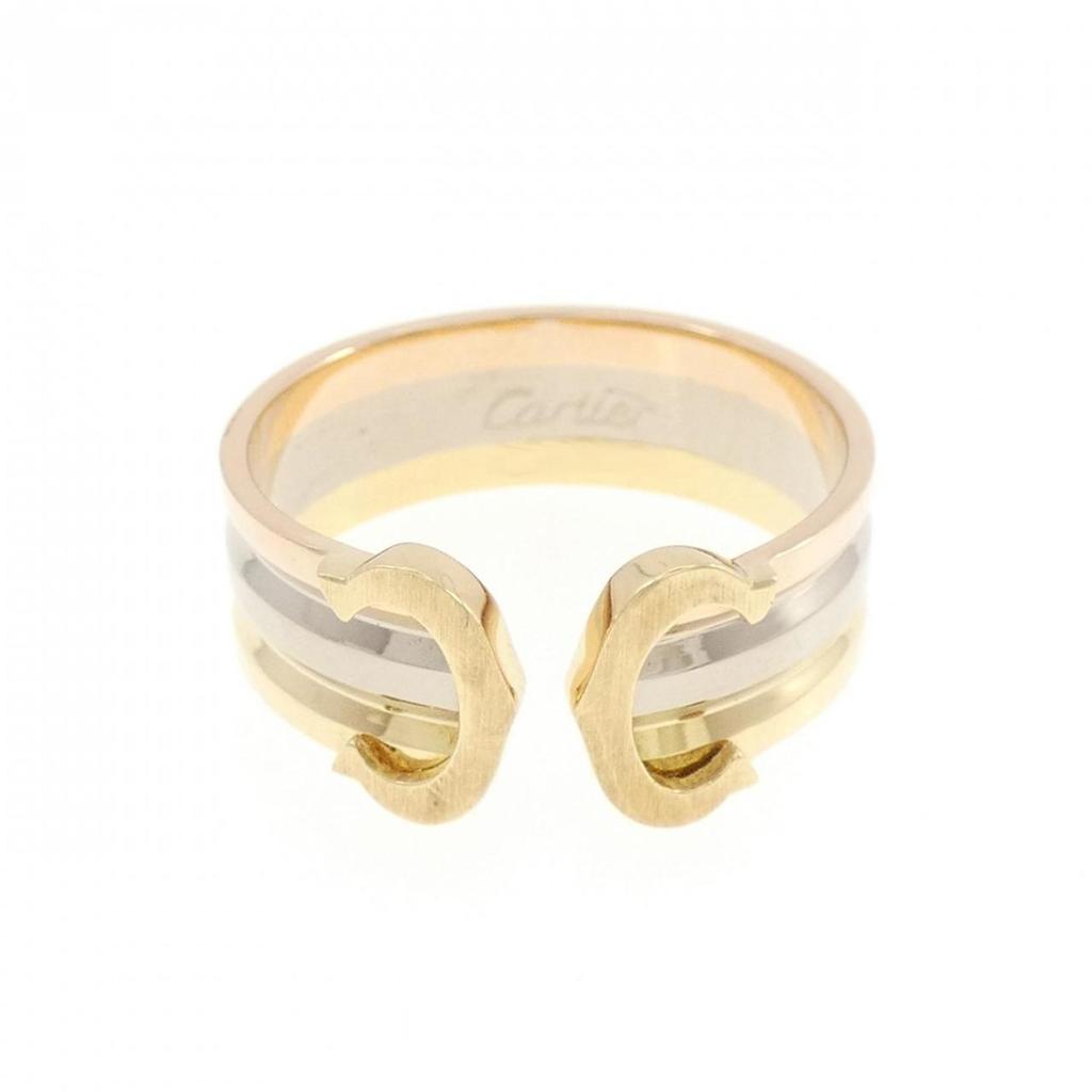 Cartier pink gold (18K) gold (18K) yellow gold (18K) Band Ring (Pre-Owned)