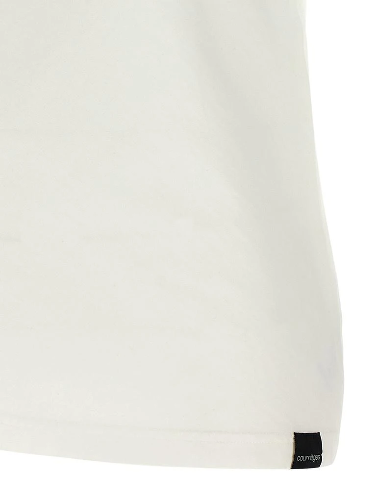 Courrèges Courrèges Asymmetric Draped T-Shirt 4
