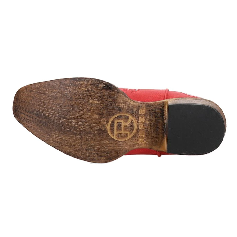 Roper Riley Embroidery Snip Toe Cowboy Boots 5