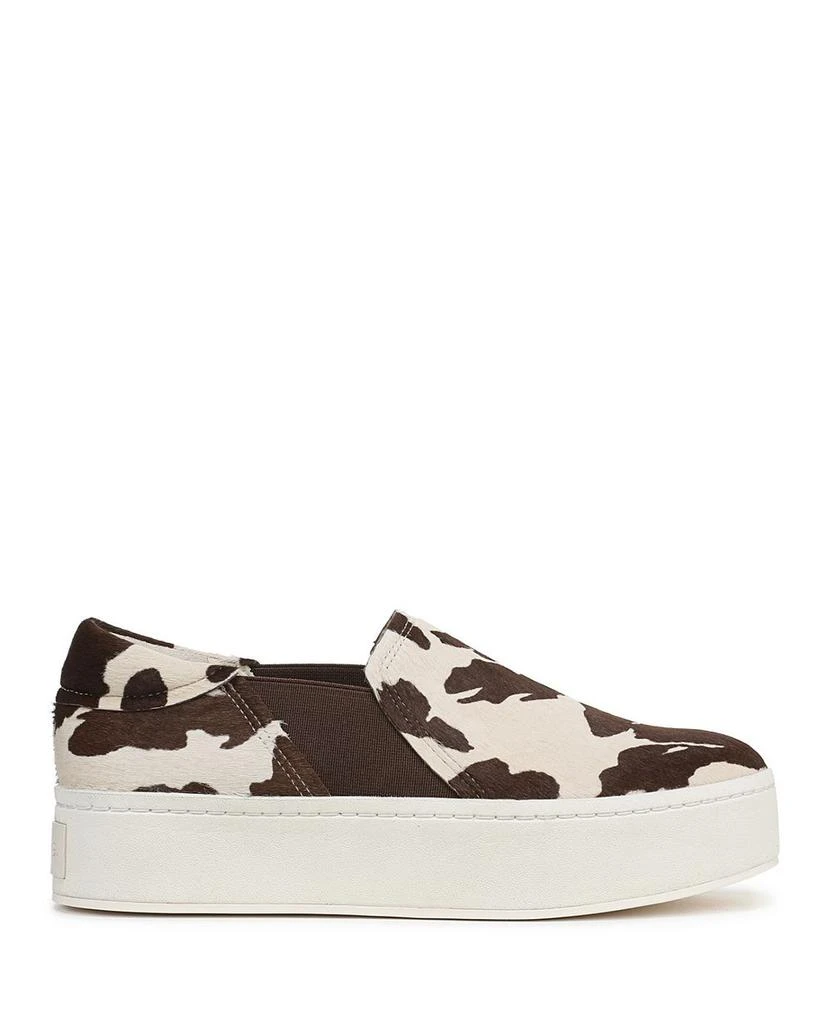 Vince Women's Warren II Calf Hair Slip On Platform Sneakers 2