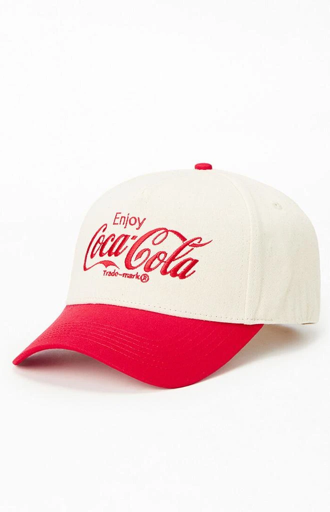 Coca-Cola By PacSun Colorblock Coke Twill Snapback Hat 4