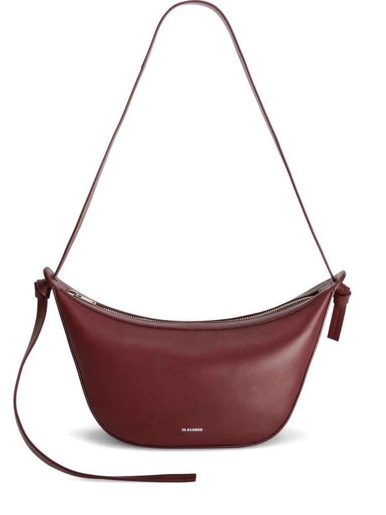 ショルダーバッグ Jil Sander Knot' Black Leather Crossbody Bag Knot Small leather shoulder bag in black - Jil Sander