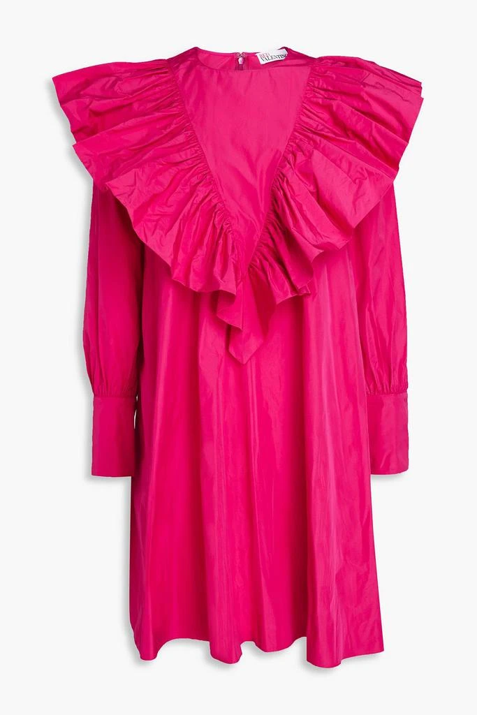 RED Valentino Ruffled taffeta mini dress 1