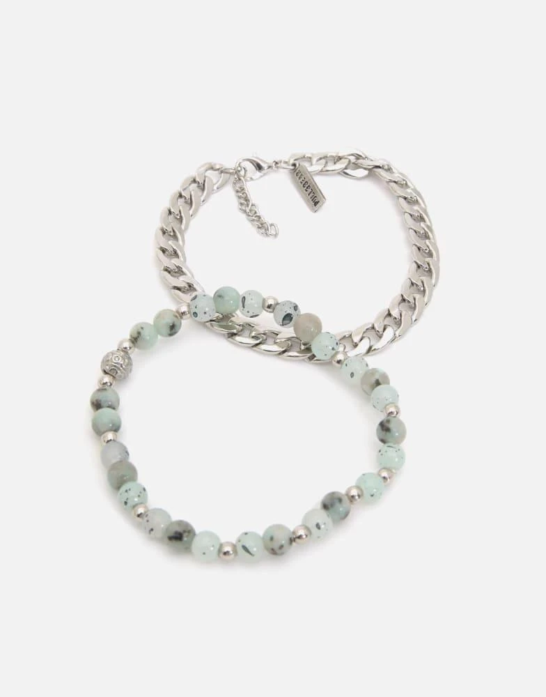 Pull&Bear Pull&Bear Pack of 4 bracelets in others 4