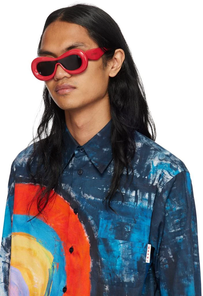 Loewe Red Inflated Mask Sunglasses 4
