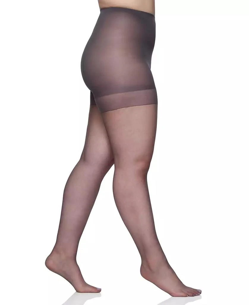 Berkshire Women's  Plus Size Ultra Sheer Control Top Pantyhose, 4411 1
