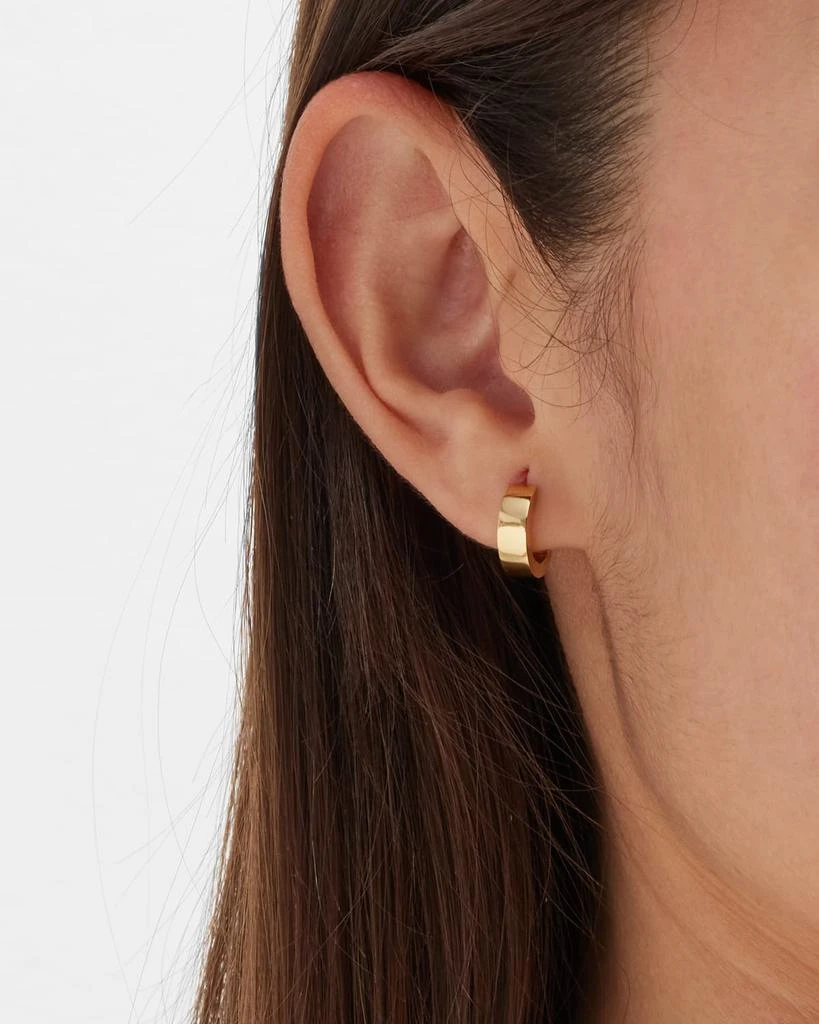 Roberto Coin 18k Gold Huggie Hoop Earrings 2