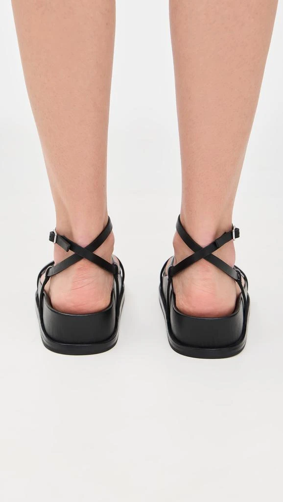 Loeffler Randall Ankle Wrap Footbed Sandals 2