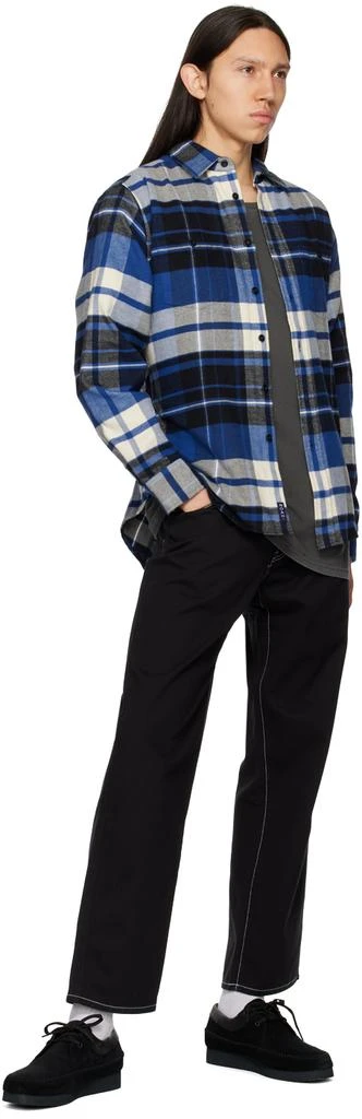 Noah Navy Lightweight Plaid Flannel 4