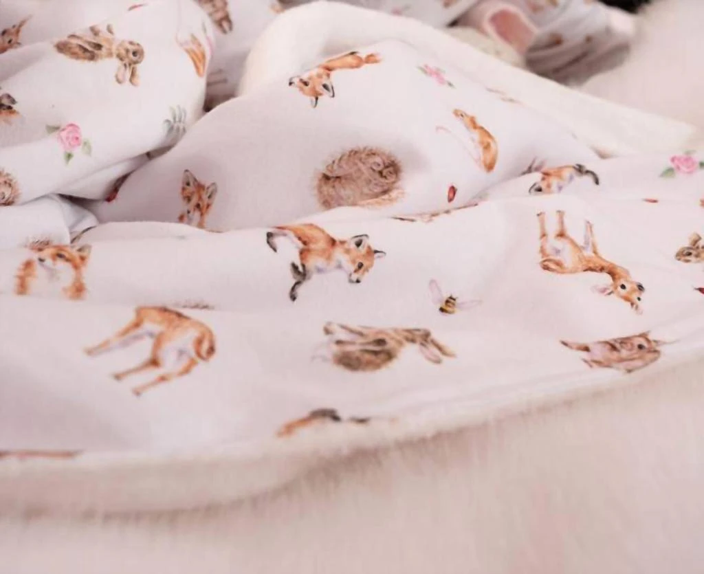 Wrendale Designs Inc. Wrendale Designs Inc. - Little Forest Woodland Animal Baby Blanket 3