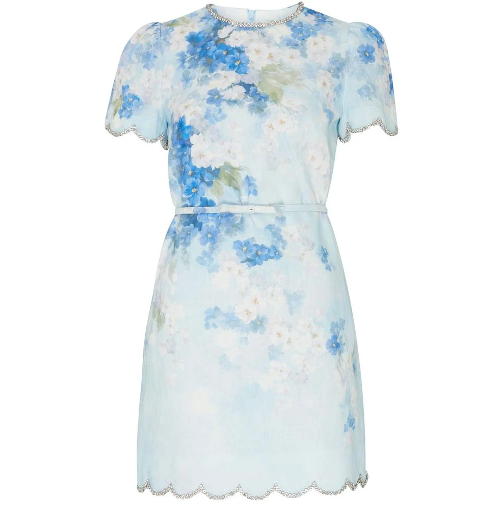 Zimmermann Crush scalloped shift mini dress 2