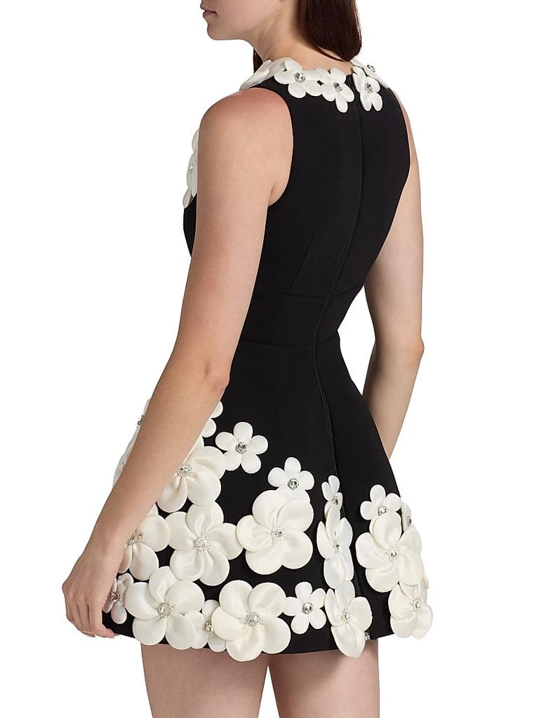 BRONX AND BANCO Estelle Floral Appliqué Fit 
Flare Minidress 5