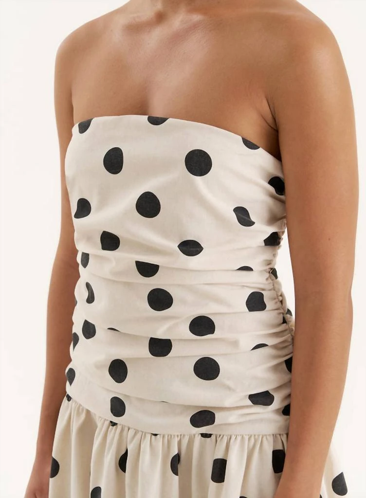 4th & Reckless Brona Dress In Polka Dots 4