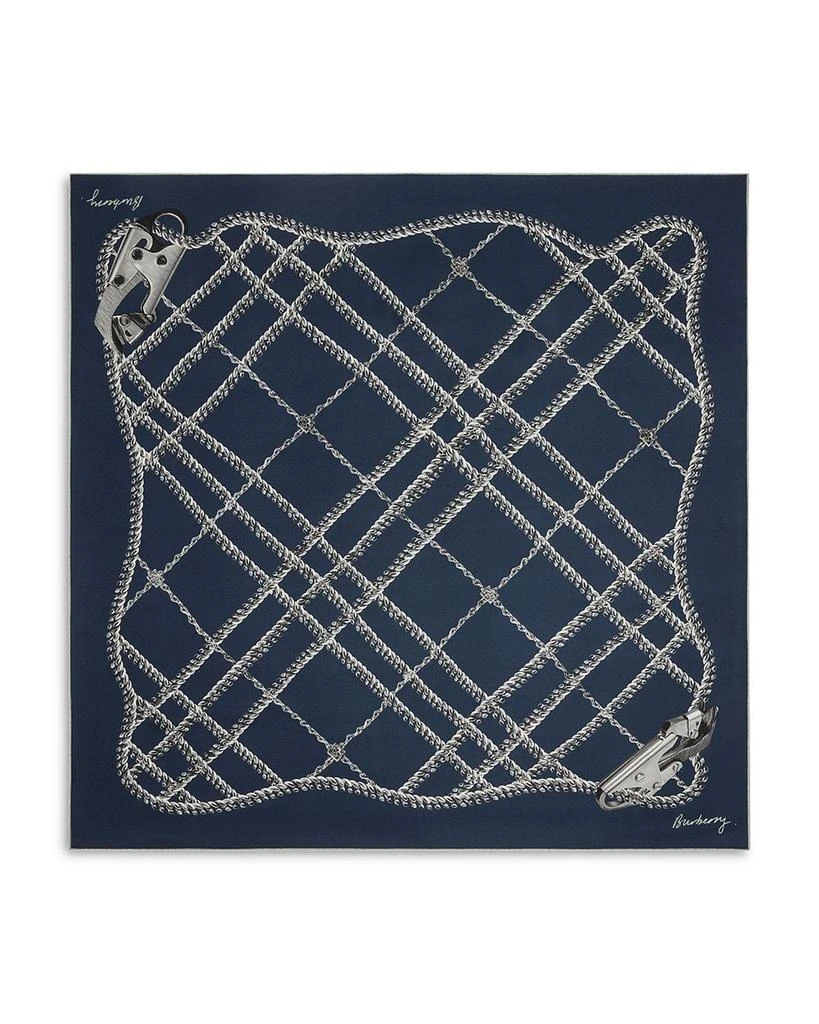 Burberry Chain Check Silk Scarf 1
