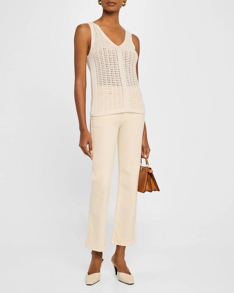 TSE Cashmere Sequin Open-Knit Tank 2