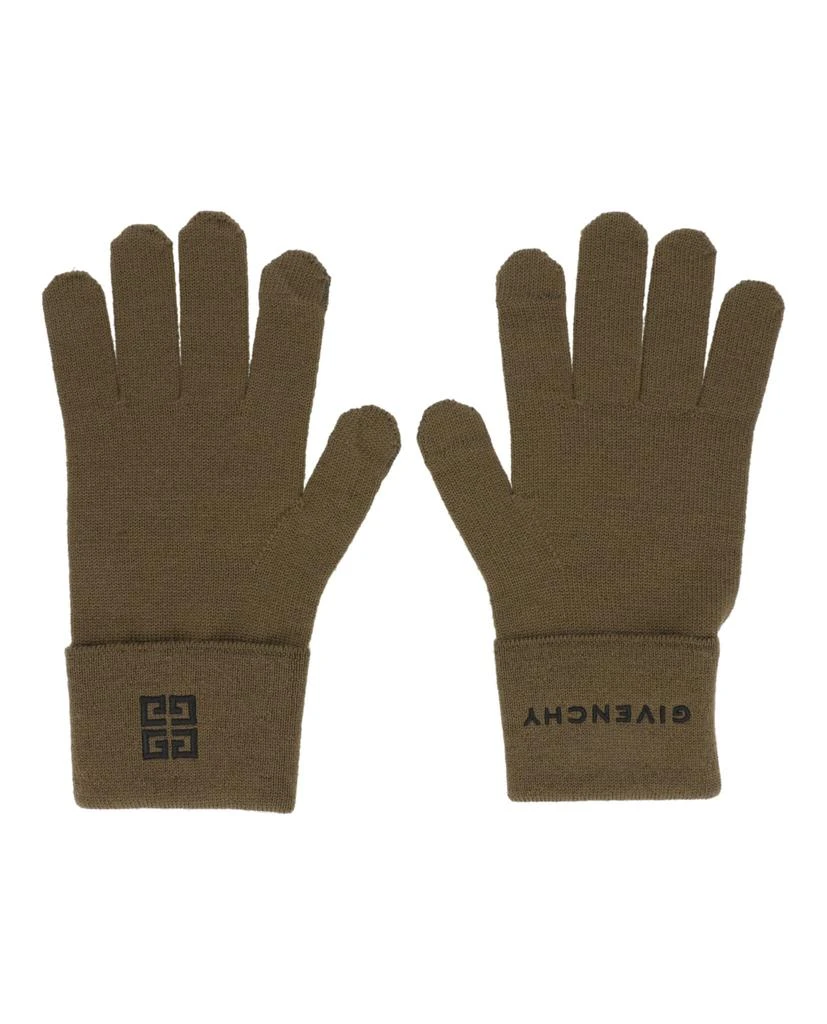Givenchy Embroidered Logo Gloves 1
