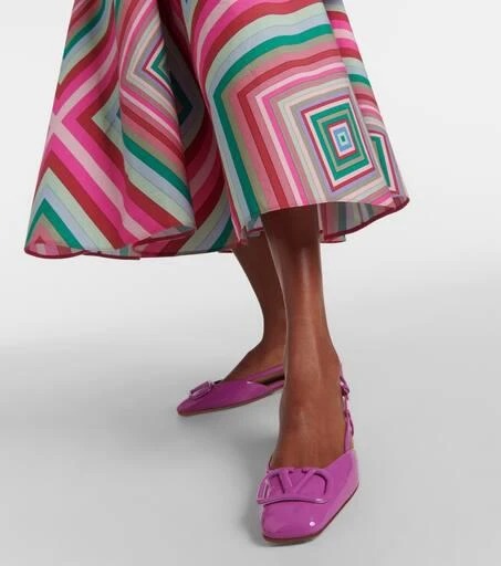 Valentino VLogo Signature patent leather flats 7