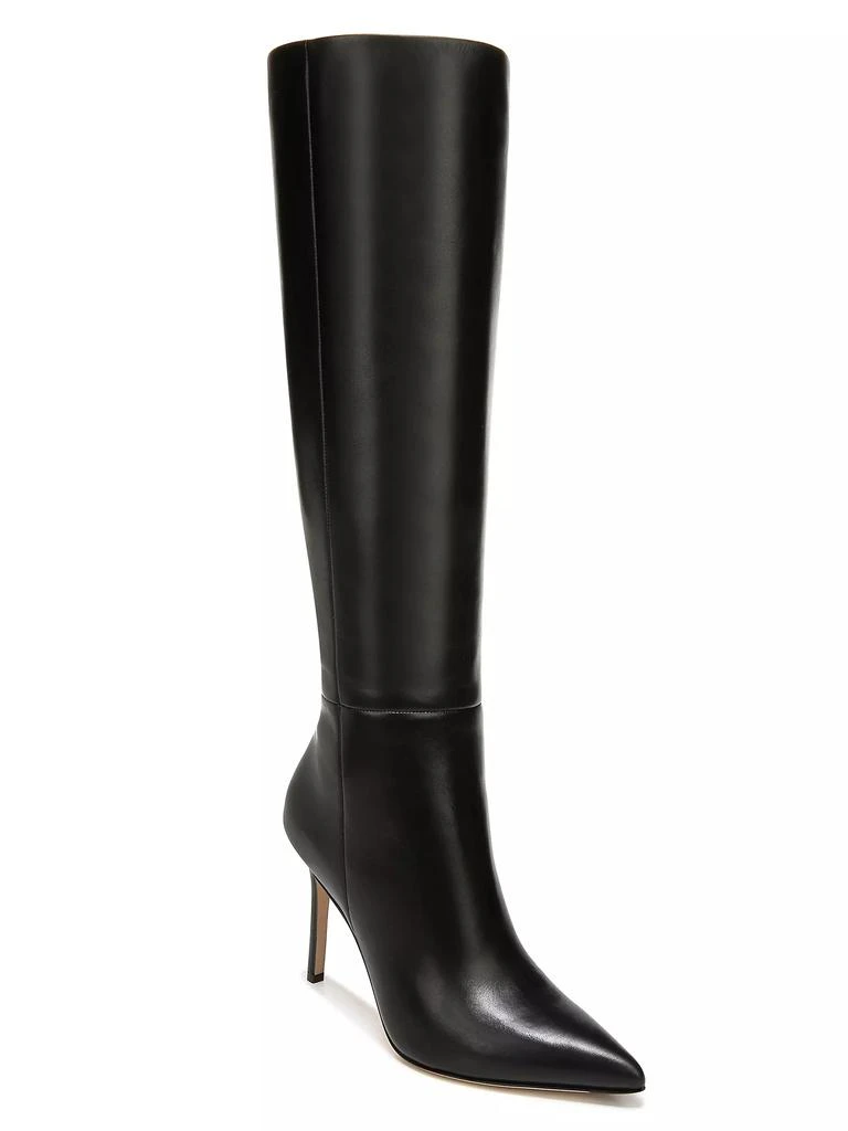 VERONICA BEARD Lisa 95MM Knee-High Wide-Calf Leather Boots 2