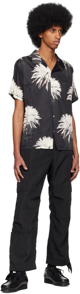 GQ3012◇DOUBLE RAINBOUU : SPACE JUNK NWT double rainbouu SS23 black 'Space Junk' short sleeve