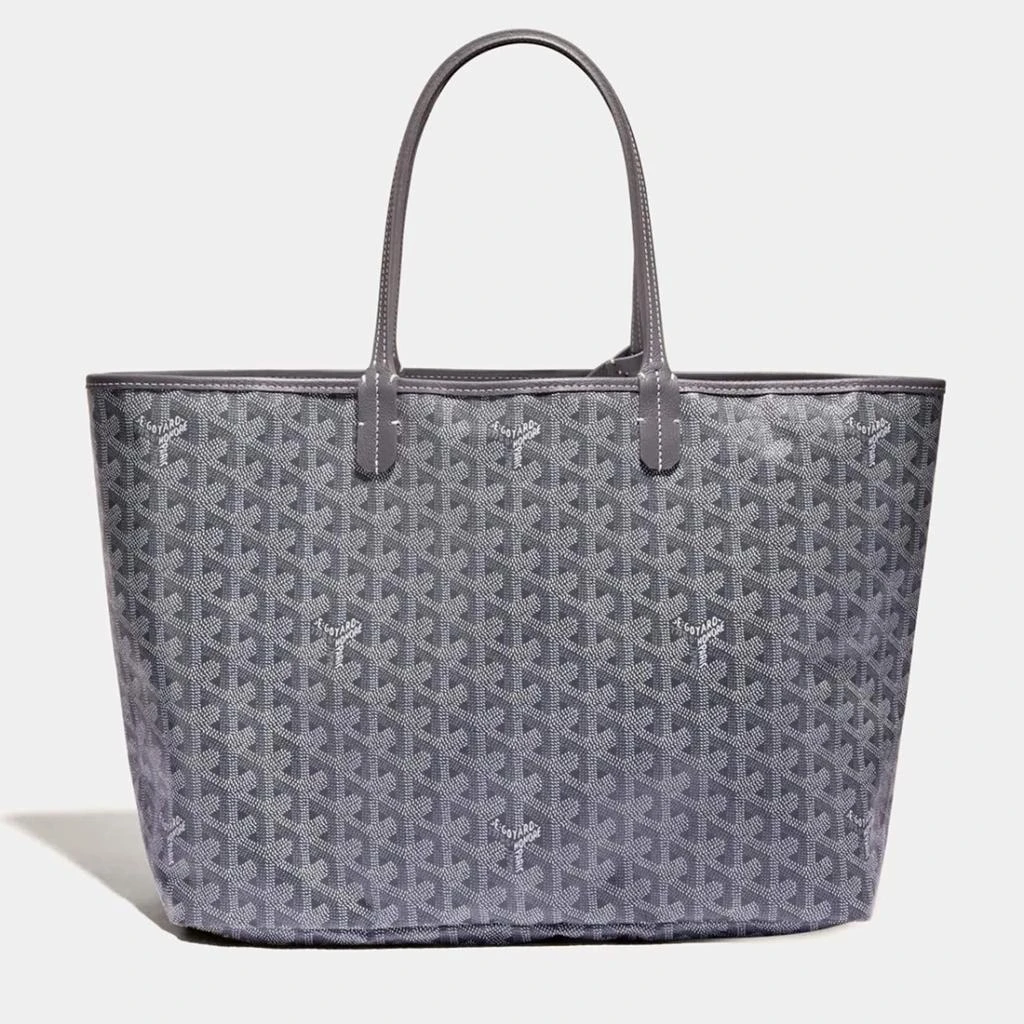 Goyard Goyard Grey Goyardine Coated Canvas and Leather Saint Louis PM Tote Bag 2