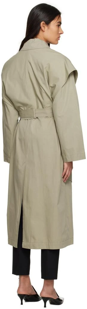 Totême Beige Layered Trench Coat 3