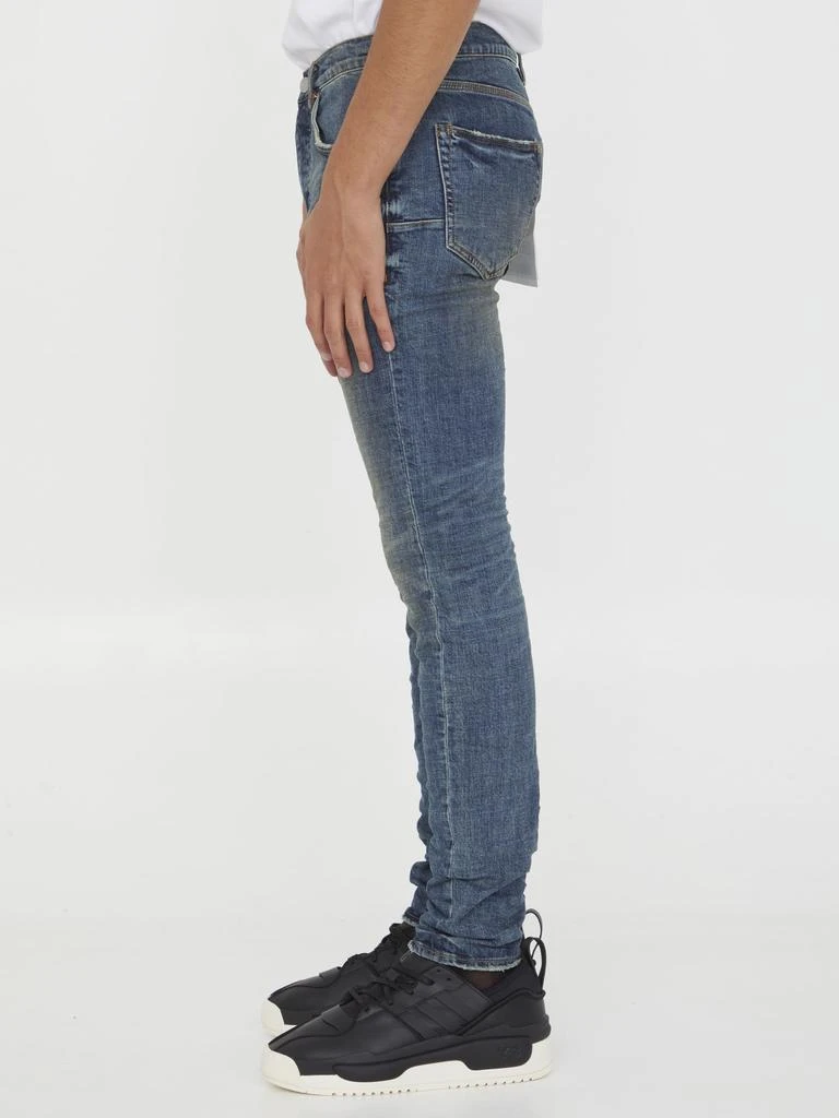 Purple Brand Slim Jeans In Blue Denim 3