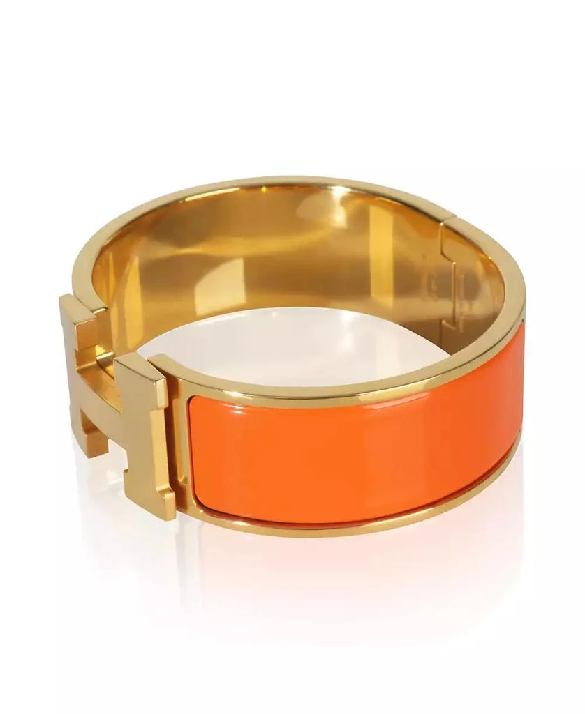 Pre-Owned HERMÉS Hermes Gold-Plated  Clic Clac In Organe Fruite Bracelet 4