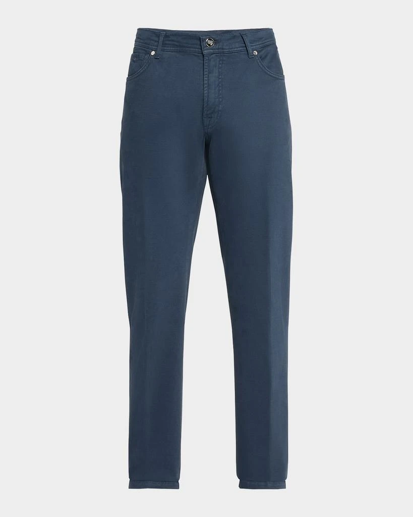 Marco Pescarolo Men's Soft Drill 5-Pocket Pants 1
