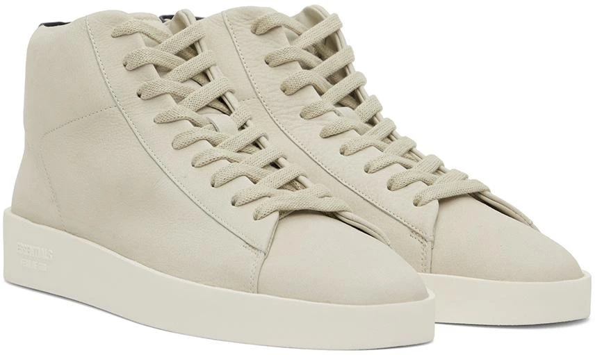 Essentials Gray Tennis Mid Sneakers 4