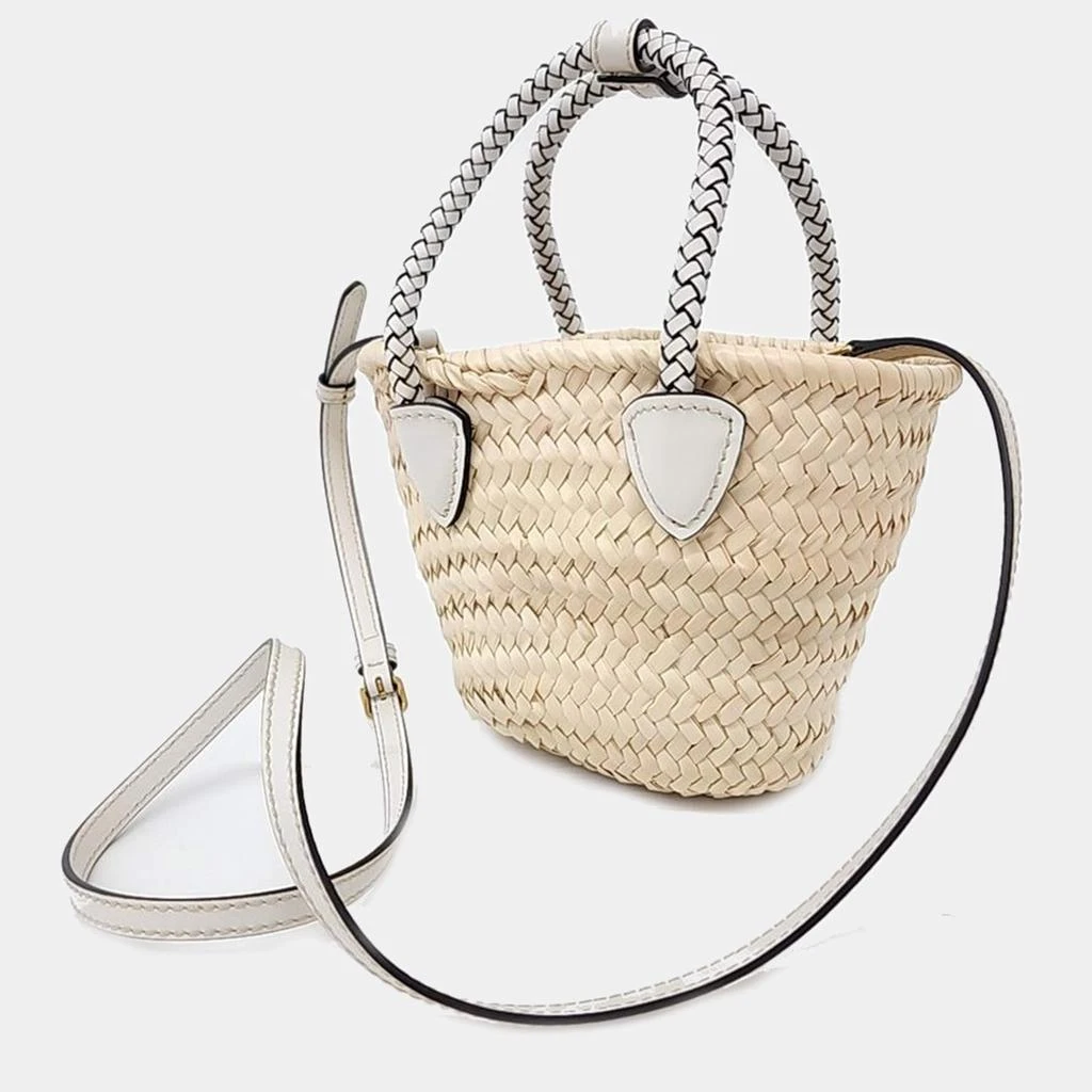 Miu Miu Miu Miu raffia tote and shoulder bag 2