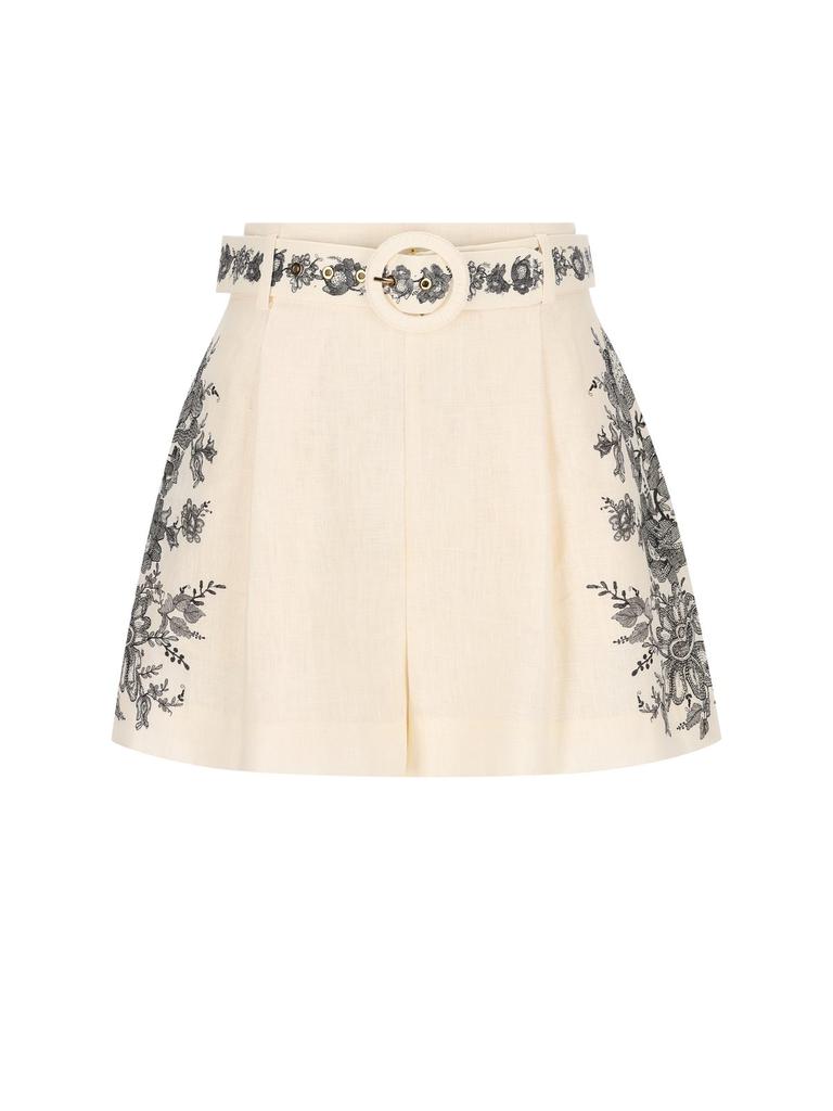 Zimmermann Zimmermann Dawning Flat Front Shorts - Shoes