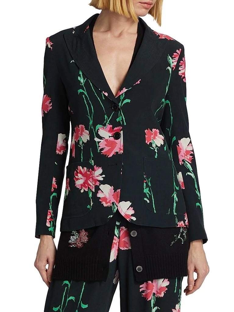 Libertine Cecil Beaton Carnation Three-Button Suit Jacket 3