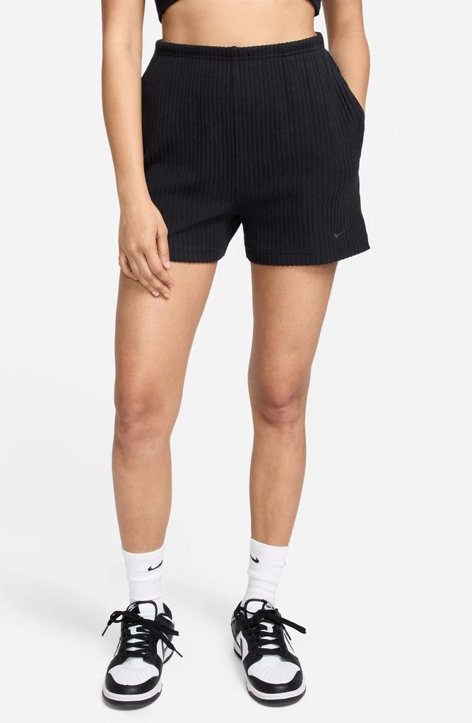 NIKE Sportswear Chill Knit Ribbed Shorts 1