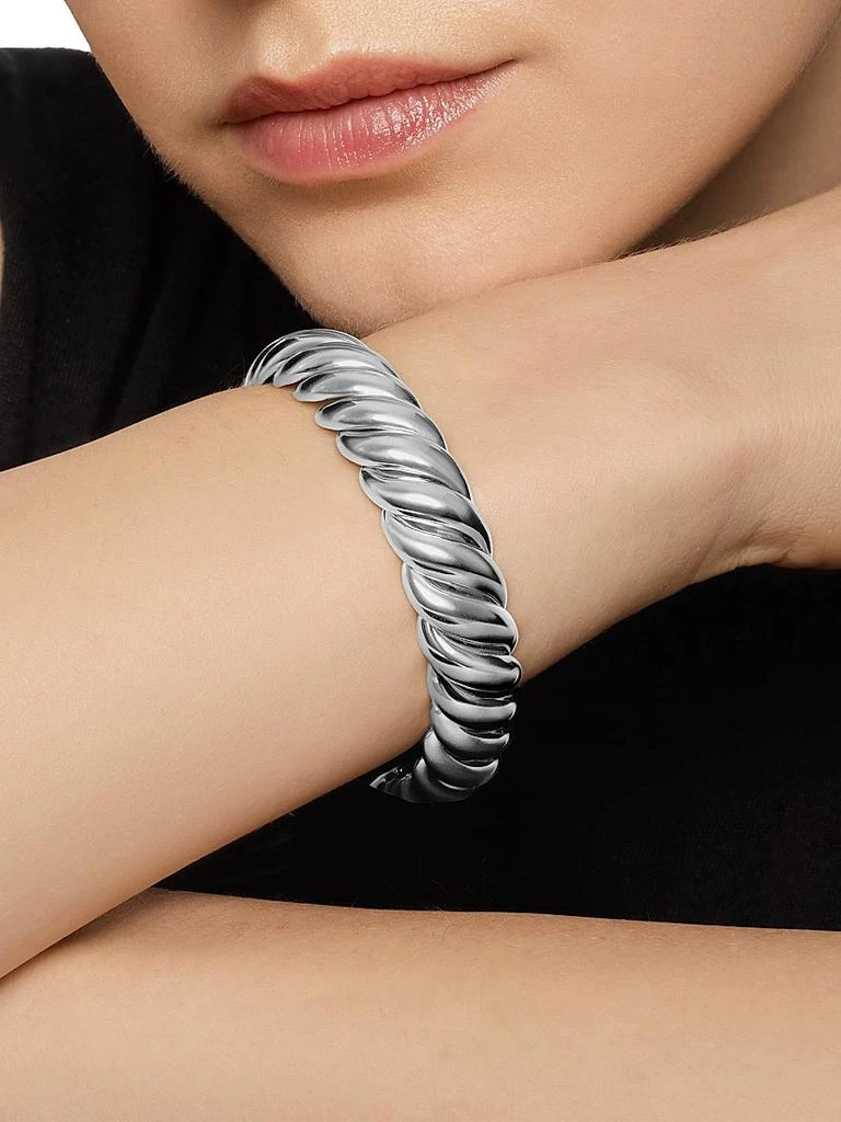 David Yurman Sculpted Cable Bracelet in Sterling Silver 7