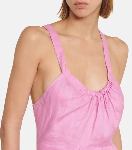 Lee Mathews Ali linen maxi dress 4