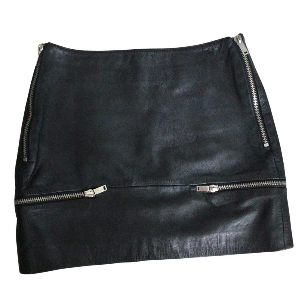 Zara Zara Leather mini skirt 1