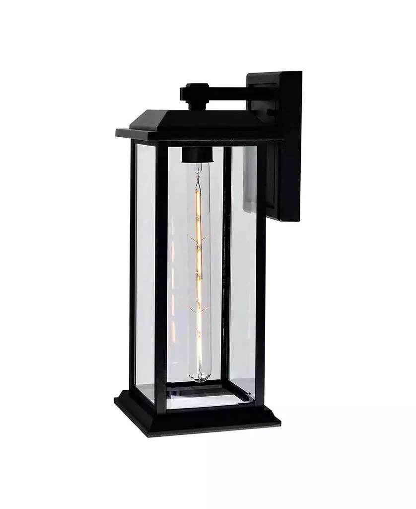 CWI Lighting 16.4" Metal Blackbridge 1 Light Outdoor Wall Lantern