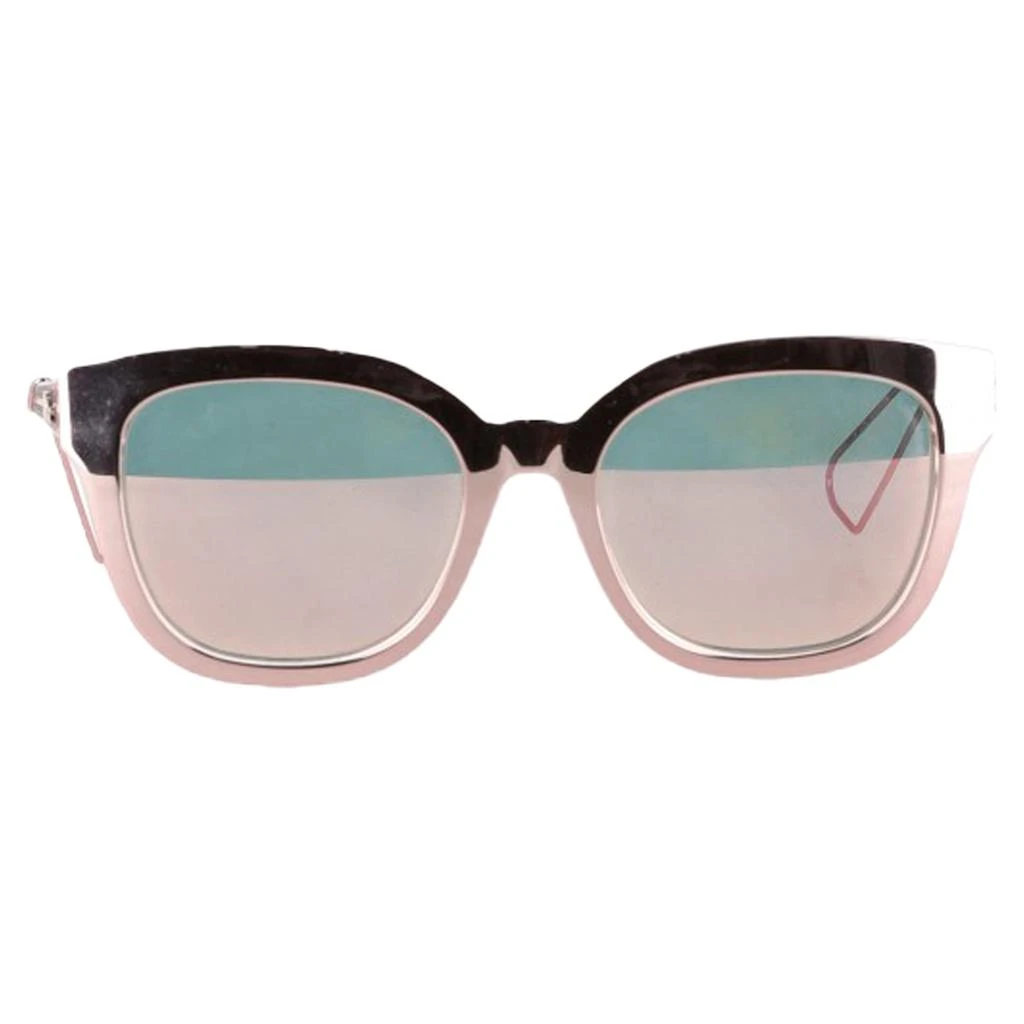 Shop ama 1 Cat-Eye Sunglasses in Pink Acetate and Metal on  display picture 3