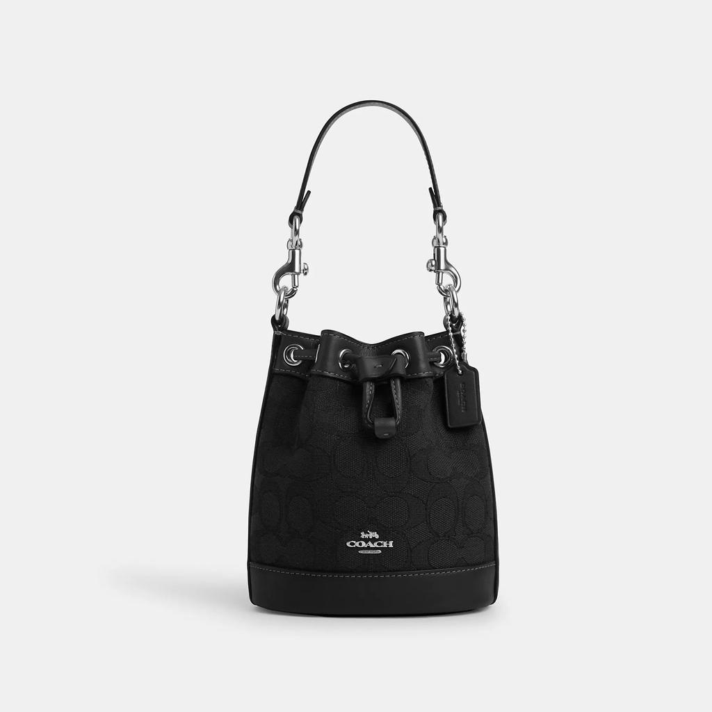 Coach Outlet Coach Outlet Mini Bucket Bag In Signature Jacquard