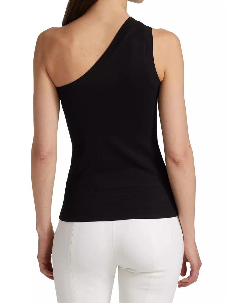 Rosetta Getty One-Shoulder Peplum Tank Top 5