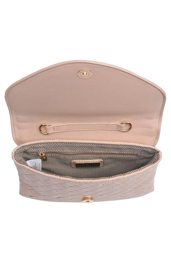 URBAN EXPRESSIONS HANDBAGS Woven Flap Crossbody Bag 4