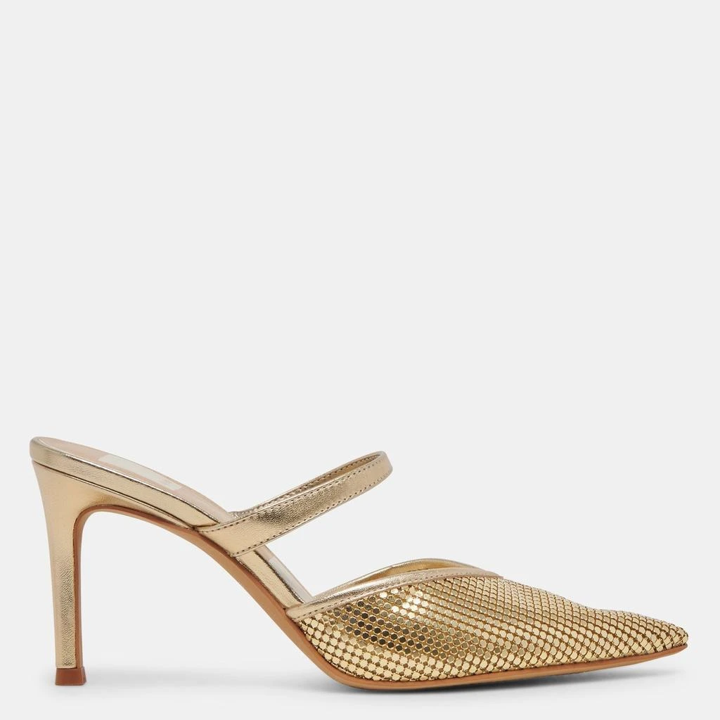 Dolce Vita Kanika Mesh Heels Gold Metallic Mesh 1