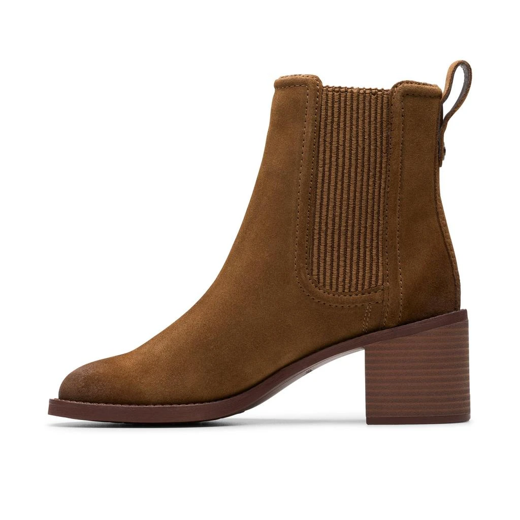 Clarks Chamberly Top in Brown Suede 2